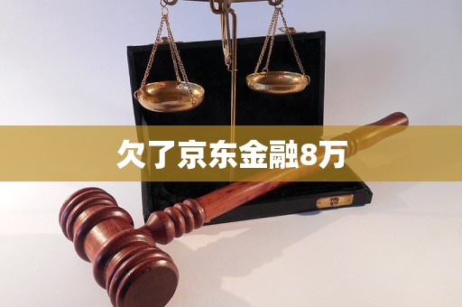 欠了京东金融8万